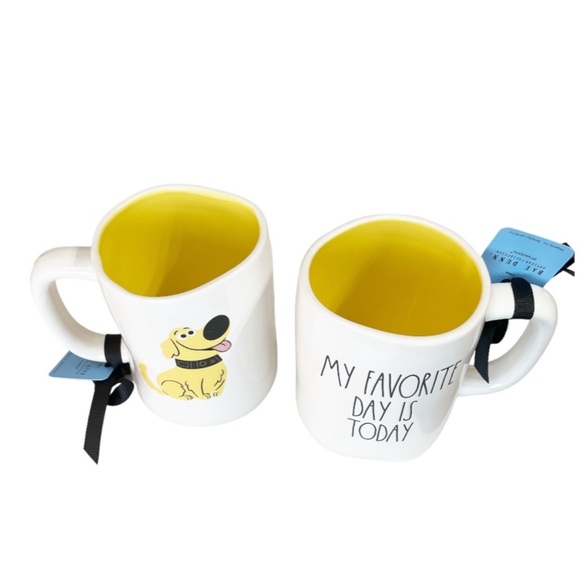 NEW Rae Dunn/Pixar MY FAVORITE DAY IS TODAY Double Sided Mug - Picture 2 of 6